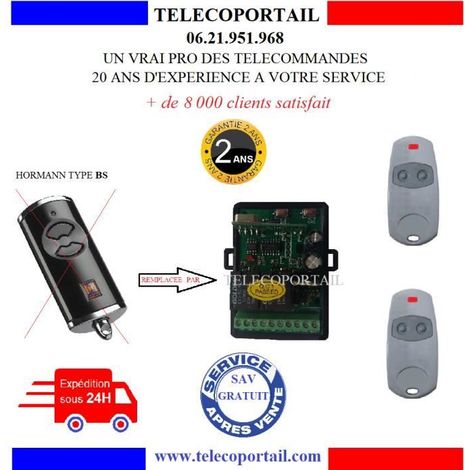 RECEPTEUR RADIO COMPATIBLE TELECOMMANDE HORMANN TUBAUTO HS HSE 868MHZ (1/3)