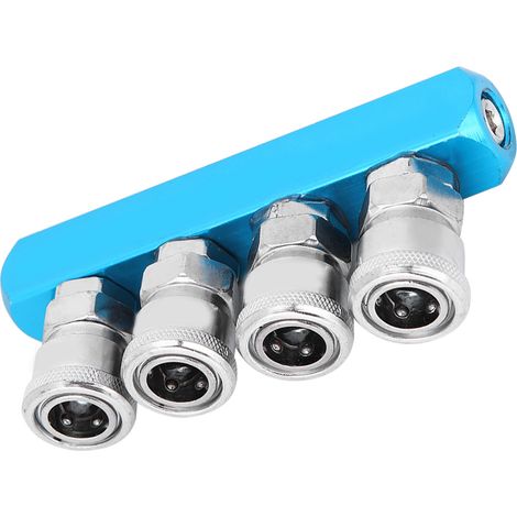 Raccord rapide pour compresseur d'air, collecteur, type C, coupleur rapide en alliage d'aluminium (1/5)