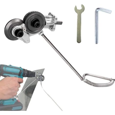 Metallbohrplattenschneider, Metallbohraufsatz mit Adapter, Bohrzubehör (1/4)
