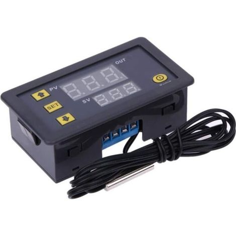 12V 20A W3230 LCD Thermostat Numérique Contrôleur Régulateur Régulateur Alarme Haute Température (1/5)
