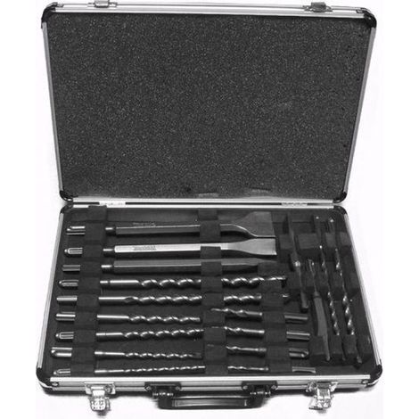17 pièces jeu de forets Makita D-42444 SDS-Plus