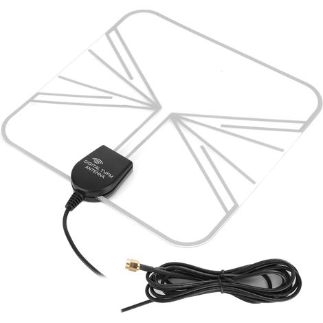 Antenne TV numérique HD extérieure intérieure récepteur signal analogique portable qualité audio claire connecteur SMA universel (1/5)