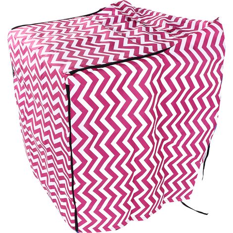 Housse de protection pour lave-linge automatique et sèche-linge en toile Oxford, imperméable, anti-UV, bicolore rouge et blanc (1/5)