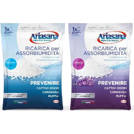 RICARICA DEUMIDIFICATORE ARIASANA LAVANDA BUSTA 450GR
