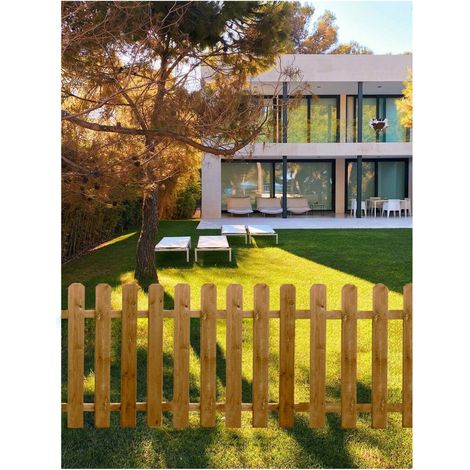 Vallas de Madera para Jardín Puerta de Madera de Pino para Exterior (1/5)
