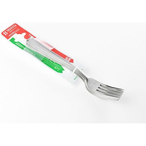 FORCHETTE DA TAVOLA 6 PEZZI CROMATE INOX (1/2)