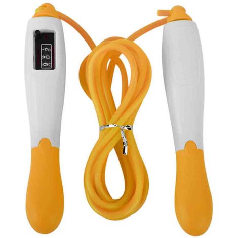 Corde à Sauter Numérique Réglable - Compteur Intégré - Pour Entraînement Cardio et Endurance - Adulte et Adolescent - 1 Pièce (1/5)