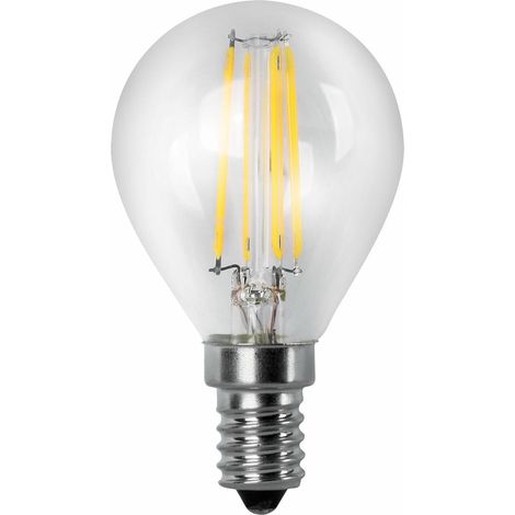BOMB.LED FILAM.ESFERICA CLARA E14 4W.NE