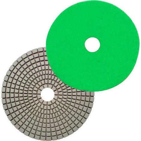 Diamwood – Pad de polissage diamanté Ø125 mm – Grain 800 auto-agrippant – Pour béton et pierres dures – Utilisation à sec – Haute qualité