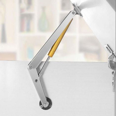 Poussoir De Couvercle Pneumatique - 200 N - Support De Couvercle À Gaz - Pour Coffres Et Bancs - Lot De 2 (1/5)