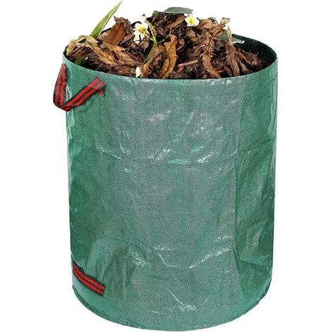 Sac Jardinage Déchets Sac Déchets Verts Sacs Autoportant Sacs Déchets Sacs étanche Sacs Poignées 45 x 38 cm Sac Pliables 60 (1/5)