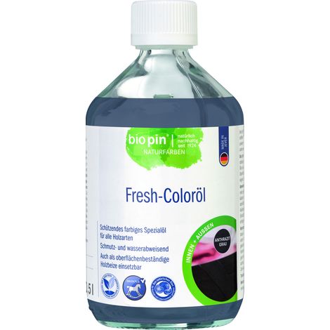 Biopin Holz-Coloröl 500 ml anthrazitgrau Holzschutzmittel