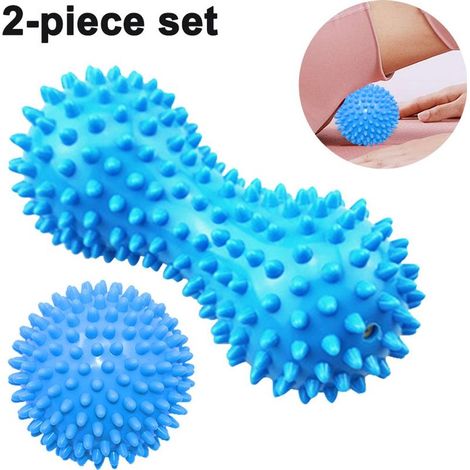 Balles de massage - 1 set, Picots points de déclenchement myofasciaux fitness lacrosse - Multicolore (1/5)