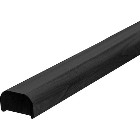 Plus Handlauf Mahagoni 3,6 x 189 cm schwarz für Stahlpfosten (1/3)