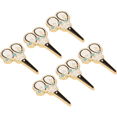 Lot de 6 aimants à aiguille robustes pour broderie, point de croix et couture, fixation magnétique puissante, résistants à l'usure, accessoires de travaux d'aiguille (1/5)
