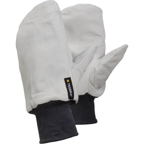 Guantes de trabajo Tegera 10 cuero aislantes impermeables 6 uds (1/2)
