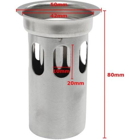 Caniveau de Douche - Écoulement Siphon De Sol Inox Carré 110x110mm (1/4)