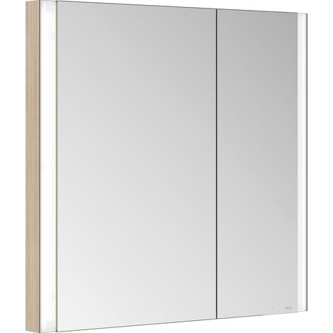 KEUCO SOMARIS armario con espejo de pared 2 puertas, asimétrico, (1/5)
