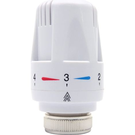 Vannes de contrôle de température Tête de vanne thermostatique automatique standard Vannes de radiateur Tête fixe de rechange (tête uniquement) (1/5)