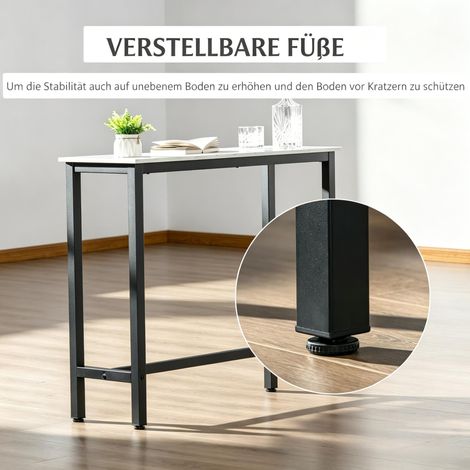 Bar de bar moderne, table haute robuste, table repas compacte, table fonctionnelle (table seule) (1/5)