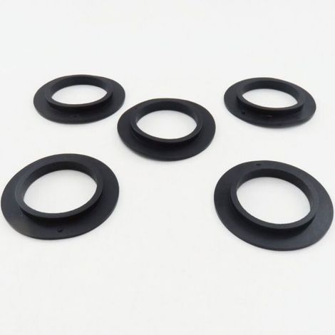 5 Joint d'étanchéité,caoutchouc,diamètre 53 mm,noir,évier,salle de bain (1/5)
