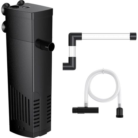 Pompes et filtres de filtre interne d'aquarium pour réservoir de tortue d'aquarium d'eau douce ou d'eau salée 20-40L (1/5)