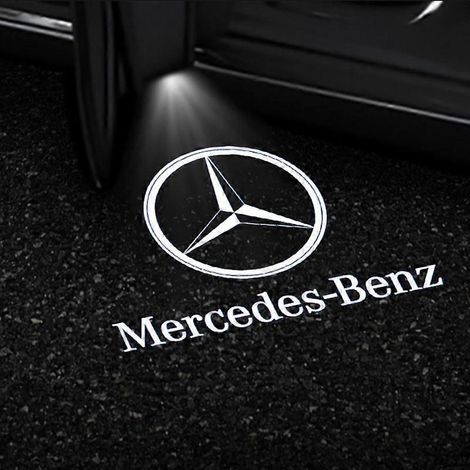 Lampe d'accueil pour portes de la nouvelle Mercedes-Benz Classe S W222 (S350/S400/S500/S600) - Projecteur de porte Maybach Classe S