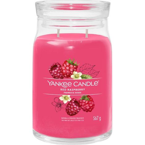 YANKEE CANDLE CANDELIA GRANDE SIGNATURE RED RASPBERRY (1/4)