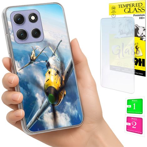 Funda para Motorola Moto G86 Power, carcasa trasera con foto y cristal 9H. (1/5)