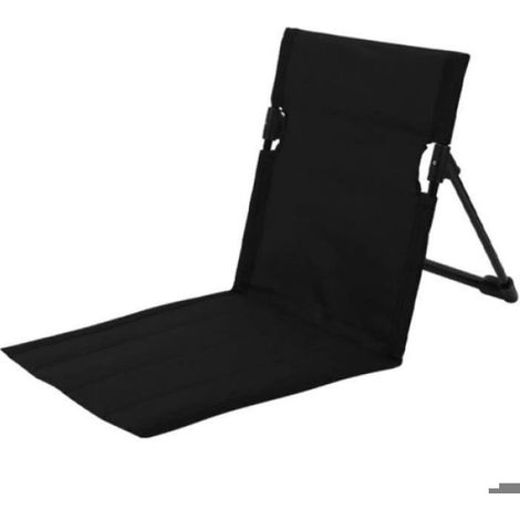 Coussin De Dossier - Pour Chaise Longue Et Chaise De Jardin - Réglable - Polyester Et Métal - Bleu - 42 X 39 X 37 Cm - 1 Pièce (1/4)
