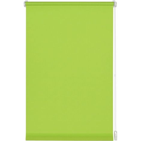 GARDINIA Tenda a rullo con morsetto di fissaggio o adesiva, Per luce diurna, Opaca, Kit di montaggio incluso, EASYFIX Tenda a rullo avvolgibile, Verde mela, 75 x 150 cm (LxA), tessuto (1/5)
