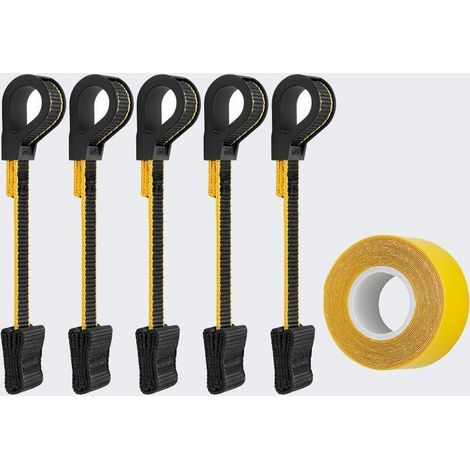 PETZL Verbindungsschnittstelle bis 2,3 kg - Packung mit 5 TOOLINK S-Gurten und einem TOOLTAPE-Kleber - S050AA00 (1/3)