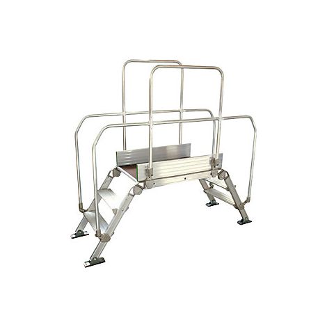 Pasarela de aluminio con escalera carga máx total 200 kg 3 (1/3)