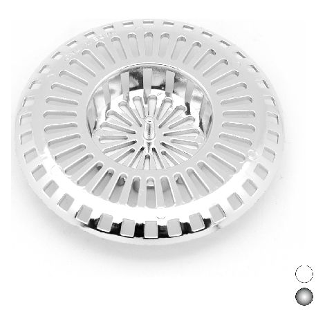 GRIGLIA DIAM. 9 CM PER FORO LAVELLO DIAM. 4.5 CM- Bianca- DH- pezzi 1