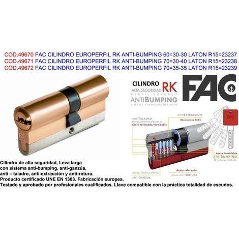 fac cilindro europerfil rk anti-bumping 60 30-30 laton r15 23237
