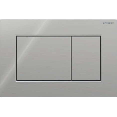 Aptel Sigma01 placca di comando cromata lucida quadrata