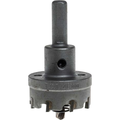 Jeu de forets à carotter RS PRO Pointes au carbure de tungstène 40mm, profondeur de coupe 13mm ( Prix pour 1 ) (1/4)