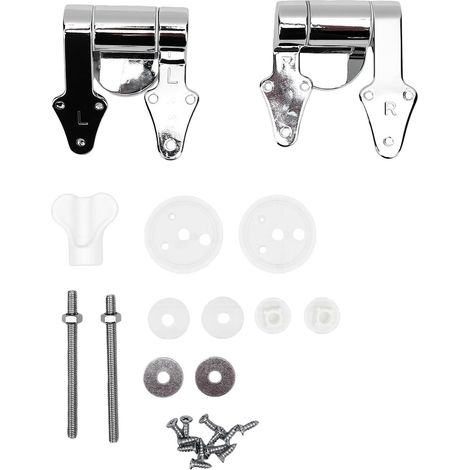 Zinc Alloy Soft-Close Hinge, Toilet Seat Hinge 115 to 75 Fast 75 0 Slow with Shock-Absorbing Structure (1/5)