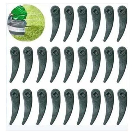 Packung mit 24 Ersatzmessern für Bosch Durablade Art 23-18 LI und Art 26-18 LI Rasenmäher, grün ZY