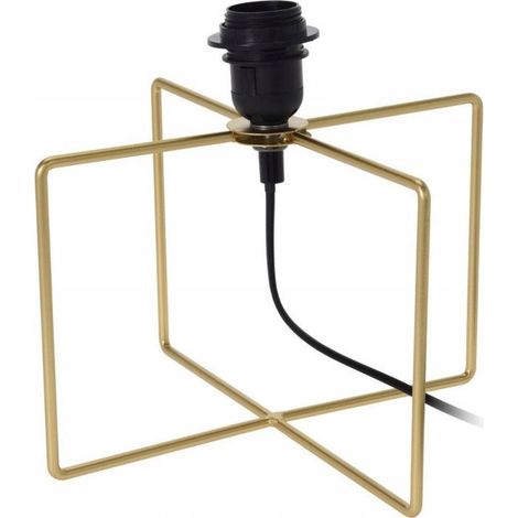 Lampada po-box loft metallo 25 cm dorato