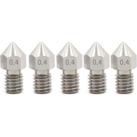 Buse M6 pour imprimante 3D, filament de 1,75 mm, épaisseur de couche d'impression de 0,05 mm à 0,35 mm (1/4)
