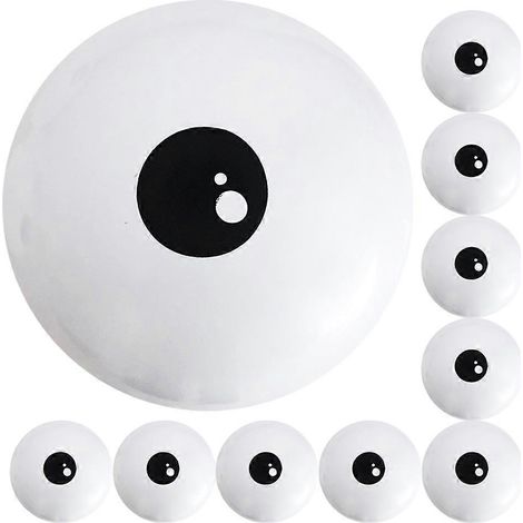 10 ballons en latex en forme d'œil pour décorations de fête d'Halloween (1/5)