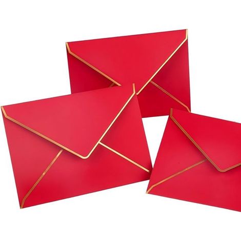 50 buste - 13,518,5 cm - Buste di carta di alta qualità - Adatte per inviti, lettere, matrimoni, compleanni, feste, lauree e altre occasioni. (1/5)