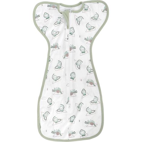 Sachet de transition respirant pour bébé avec bras levés - Couverture auto-apaisante pour sommeil (1/5)