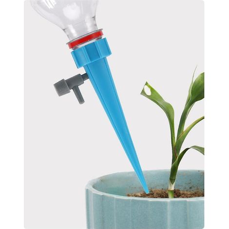 Kit de 50 goutteurs pour système d'arrosage automatique goutte à goutte, idéal pour le jardin, les plantes d'intérieur et les fleurs. (1/5)