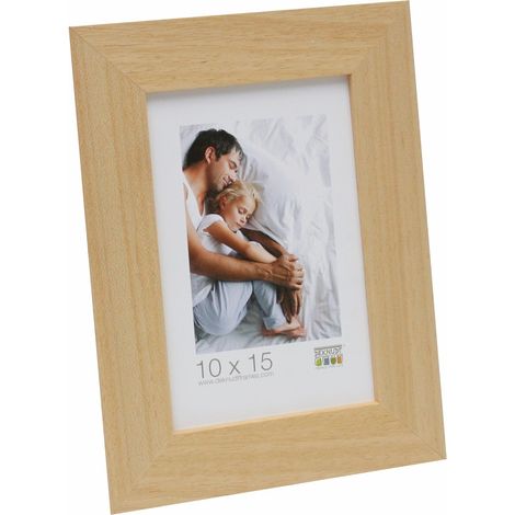 Cadre Photo Bois Naturel Large 30 x 40 (1/3)