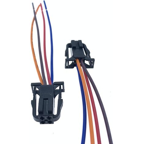 Applicable to 2009 Audi C6 A6L models modified from 2008 models with interior and exterior taillights, trunk interior taillight connector wiring harness (1/4)