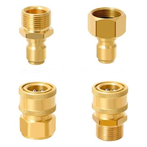 Raccord pour jet d'eau haute pression M22-15 mm mâle/femelle 3/8\ (1/5)