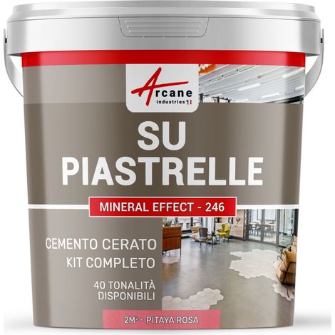 Microcemento su piastrelle - 2 m² (in 2 strati) Pitaya Rosa - ARCANE INDUSTRIES
