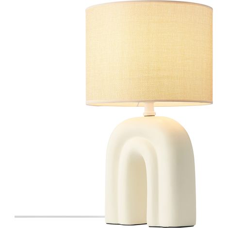 Lampe à poser HAZE  Céramique Beige, H.42 - IP20 - E27 /Nordlux Intérieur (1/5)